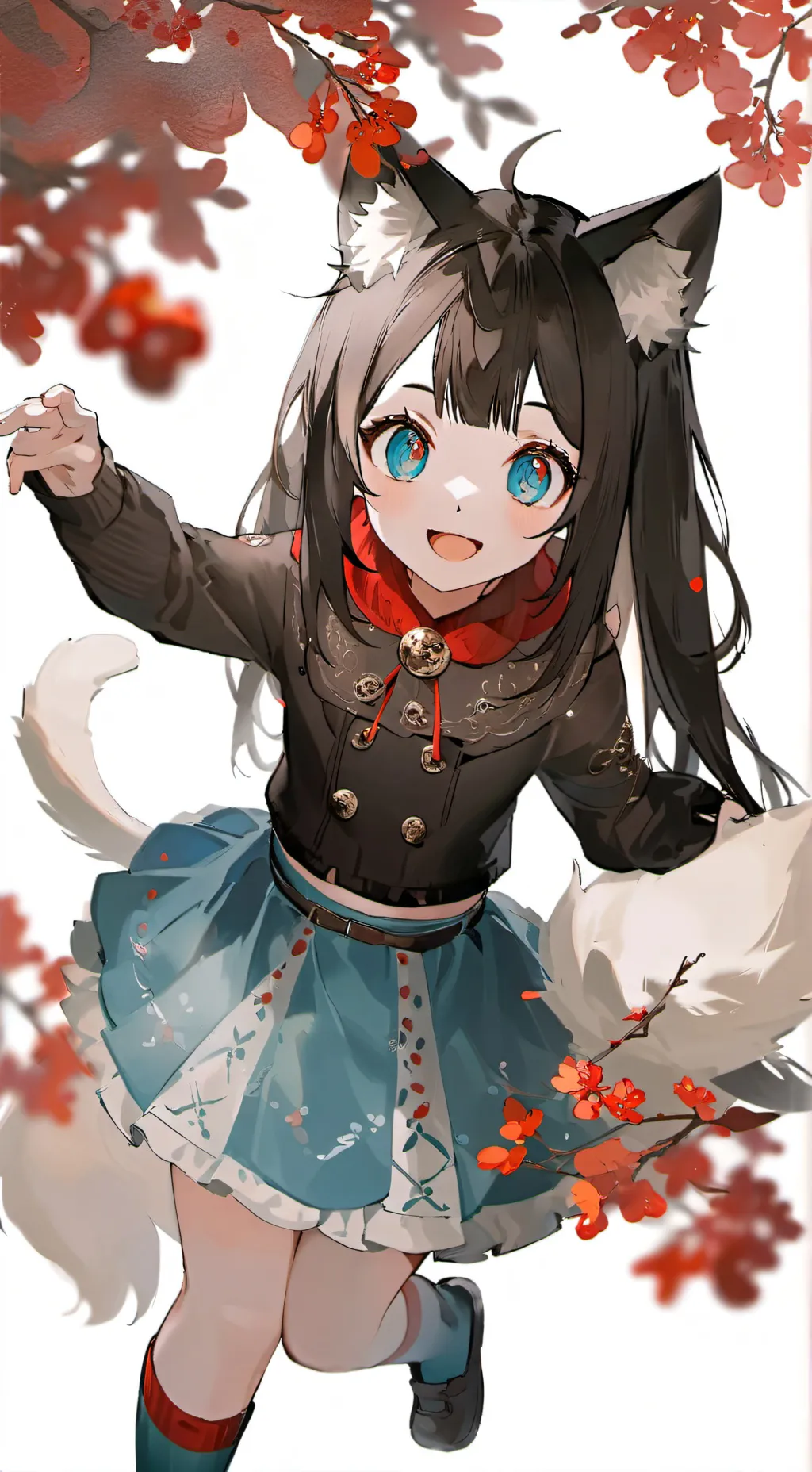 ai character: Six-Tailed White Whisker background