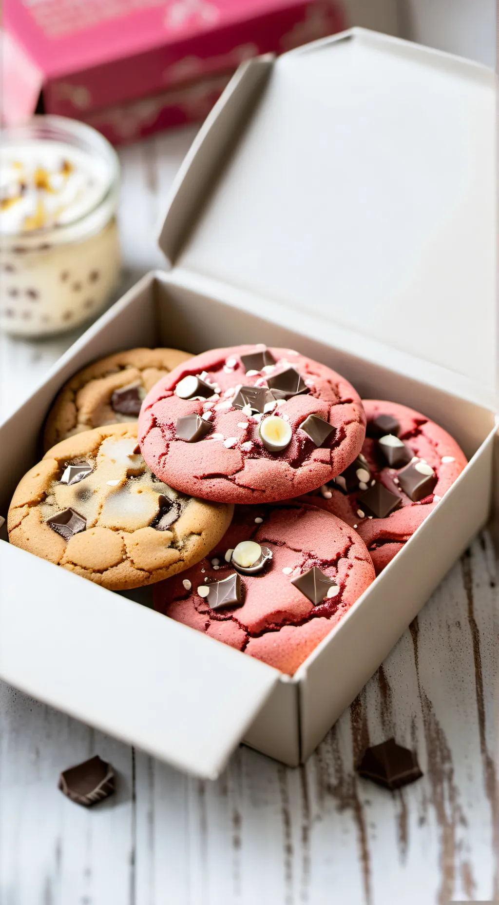 ai character: Crumble cookies  background