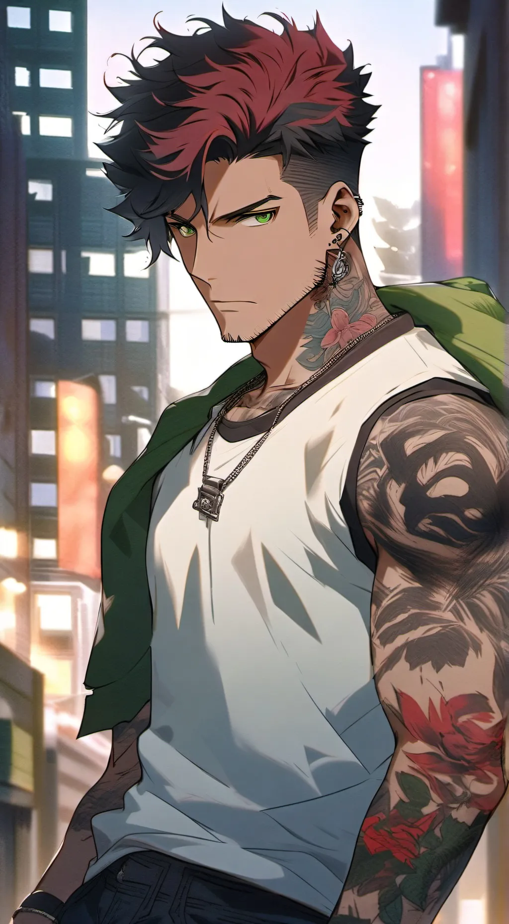 ai character: damian masters background