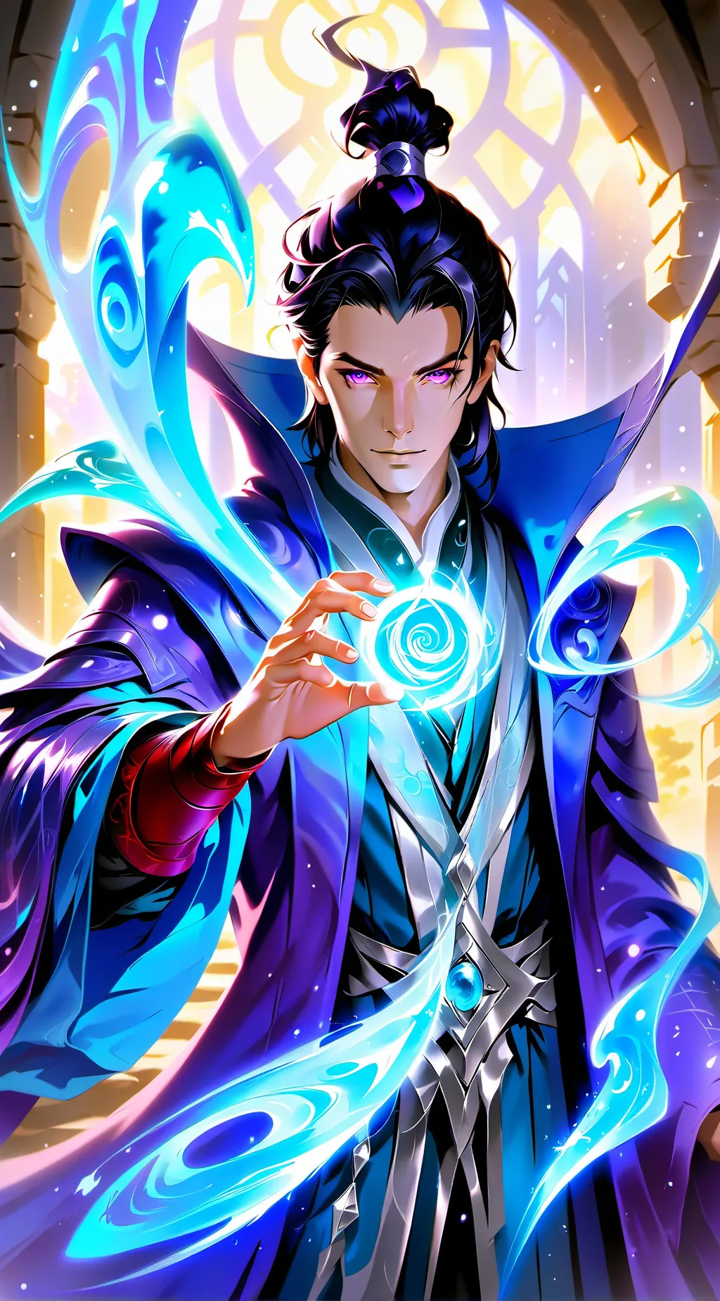 ai character: Austin  background