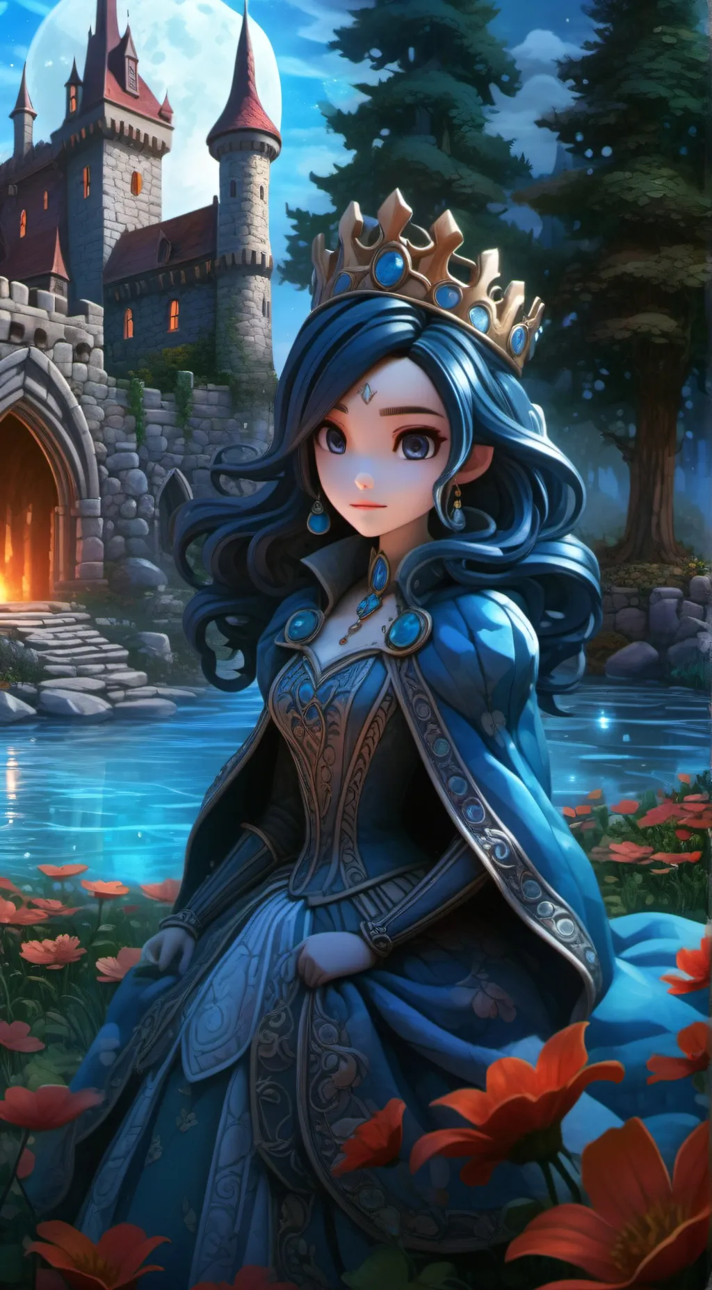 ai character: Princess Iris background