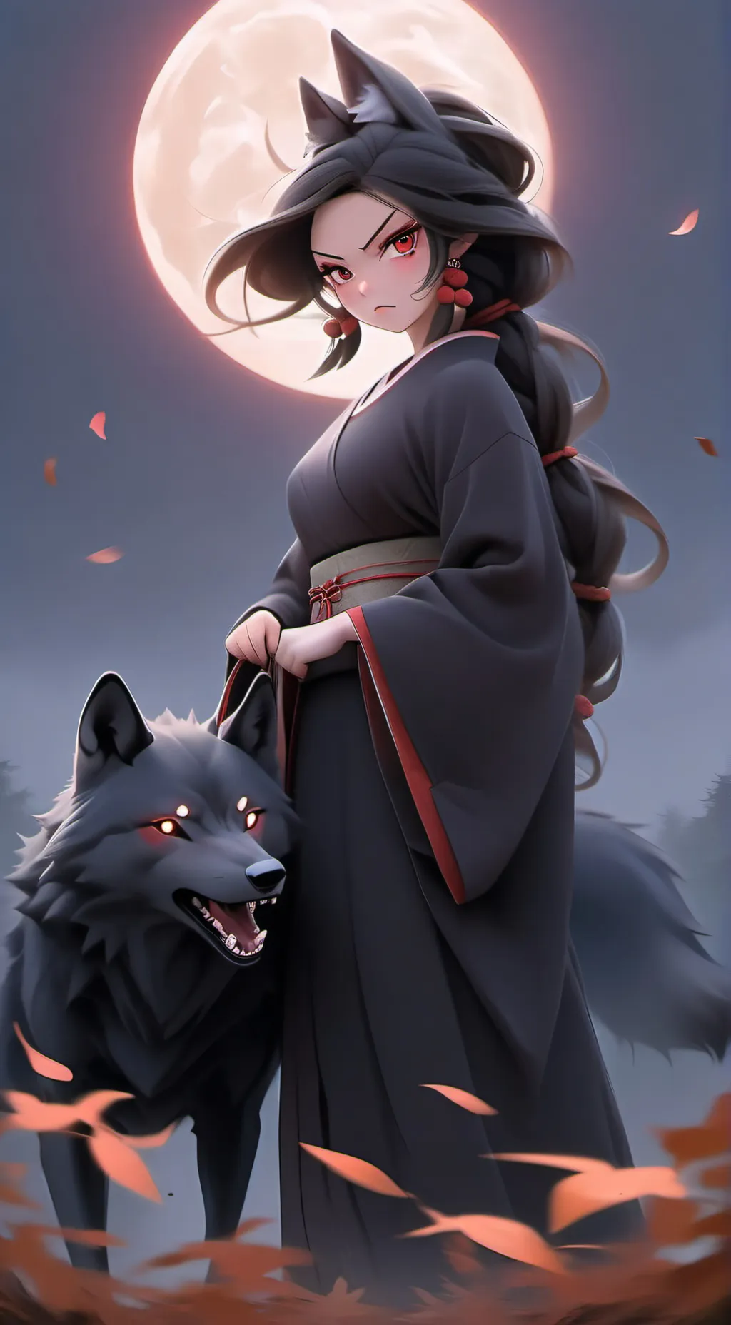 ai character: setsune  background