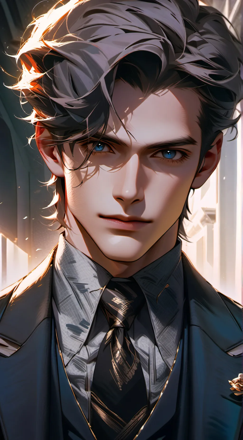 ai character: Nikolai Rowan  background