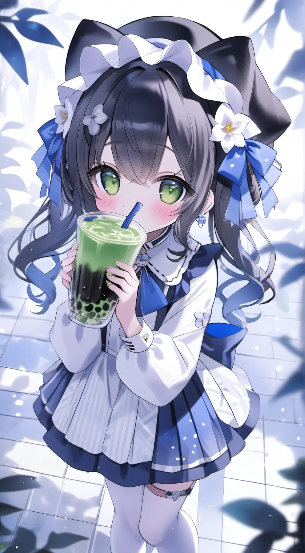 ai character: MOCHI’S GARDEN! background