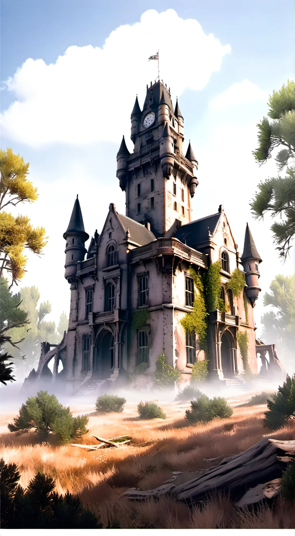 ai character: mha castel background