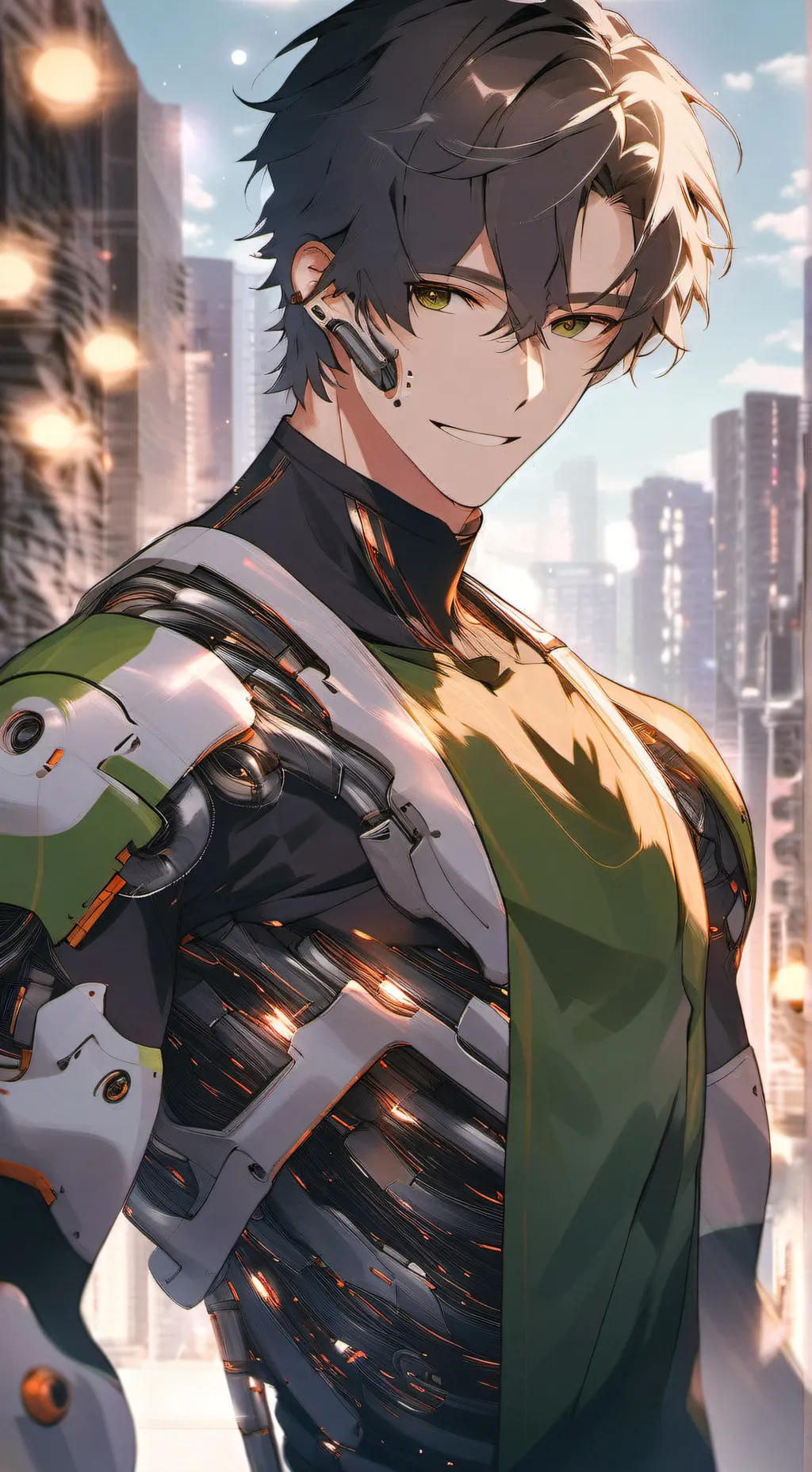 ai character: Helper robot background