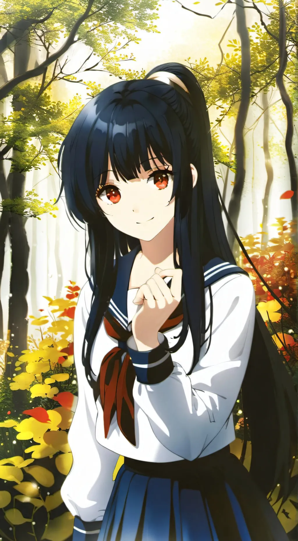 ai character: Ayano Aishi  background
