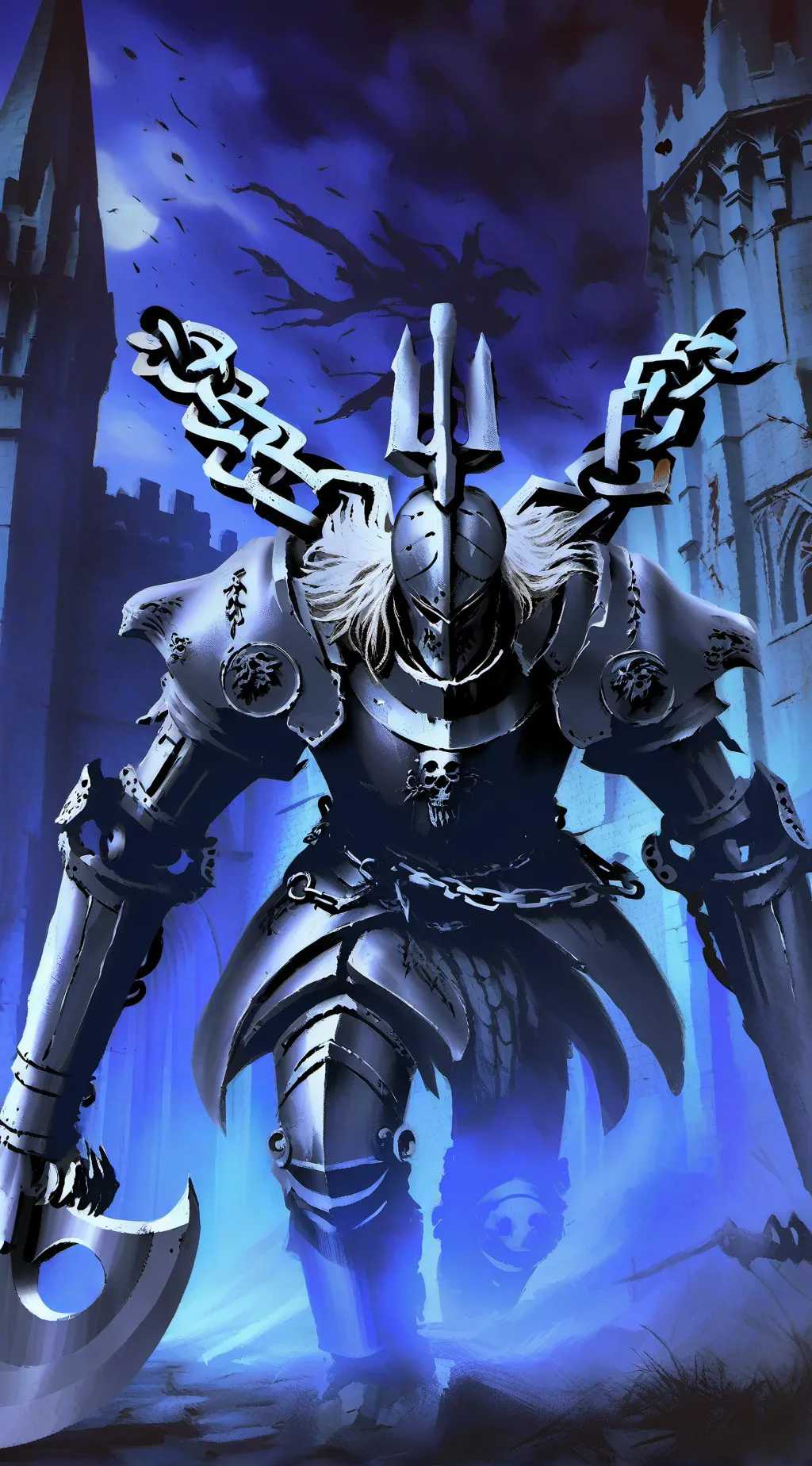 ai character: Castle protector  background