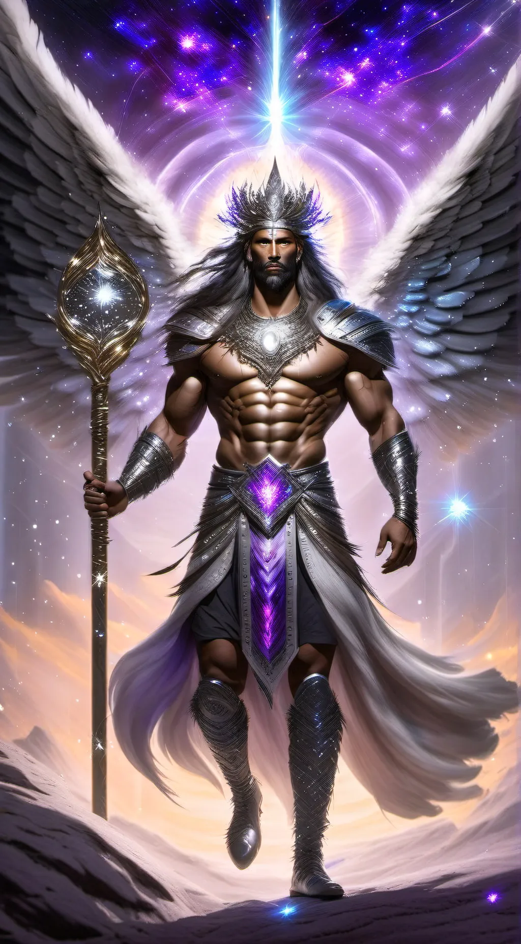 ai character: Emperor zen background