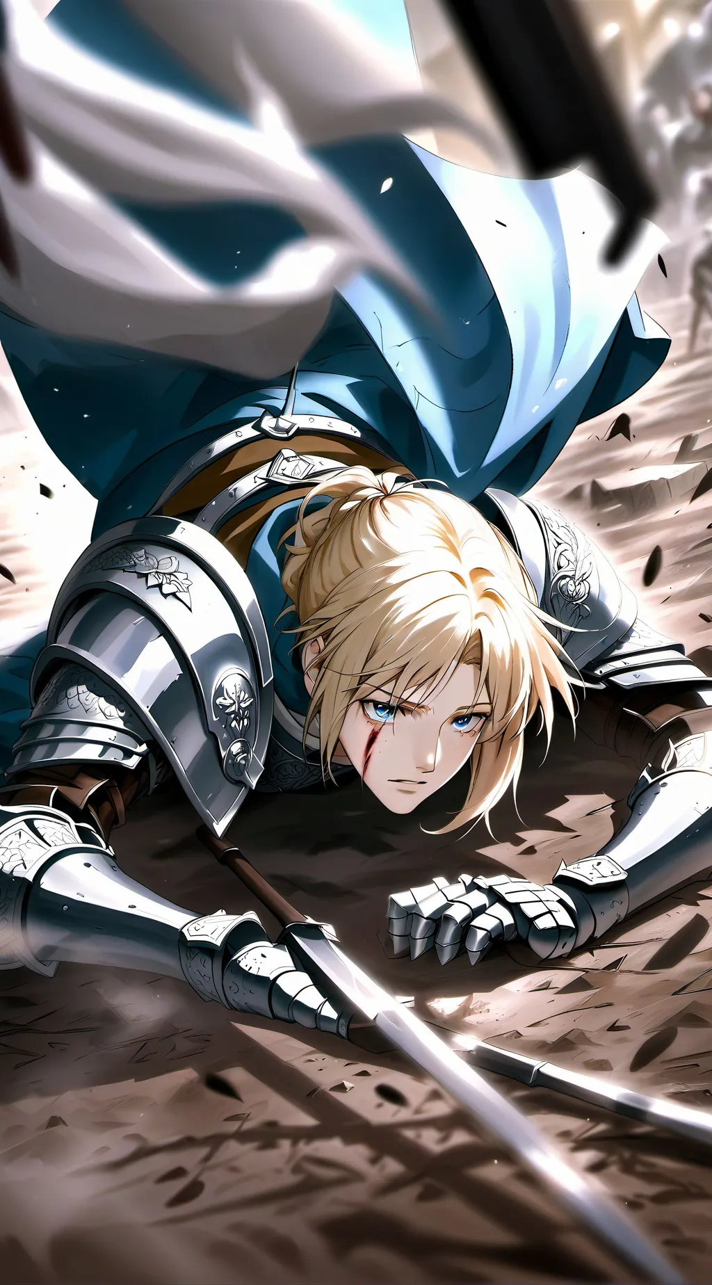 ai character: Juana de arco 2 background