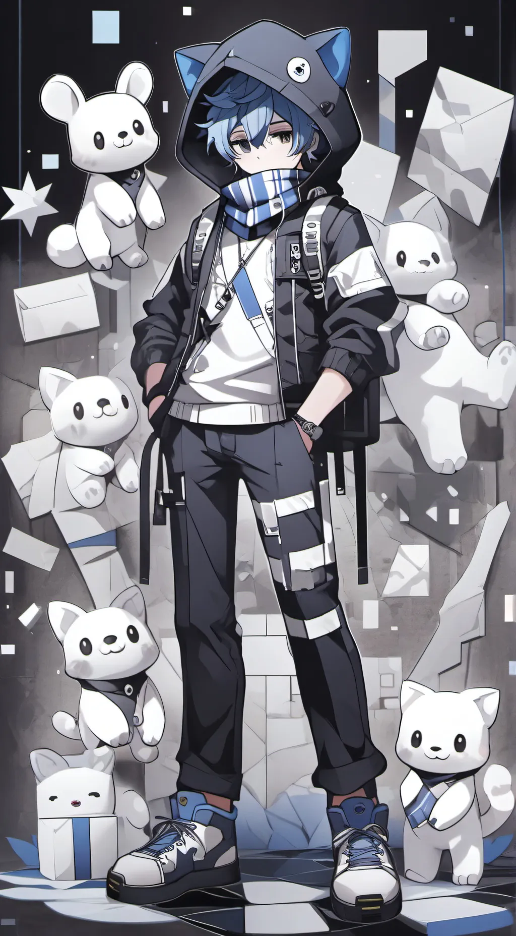 ai character: mateo💢 background