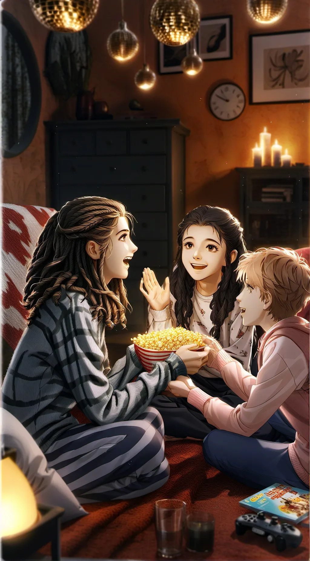 ai character: hh sleepover 😴💤 background