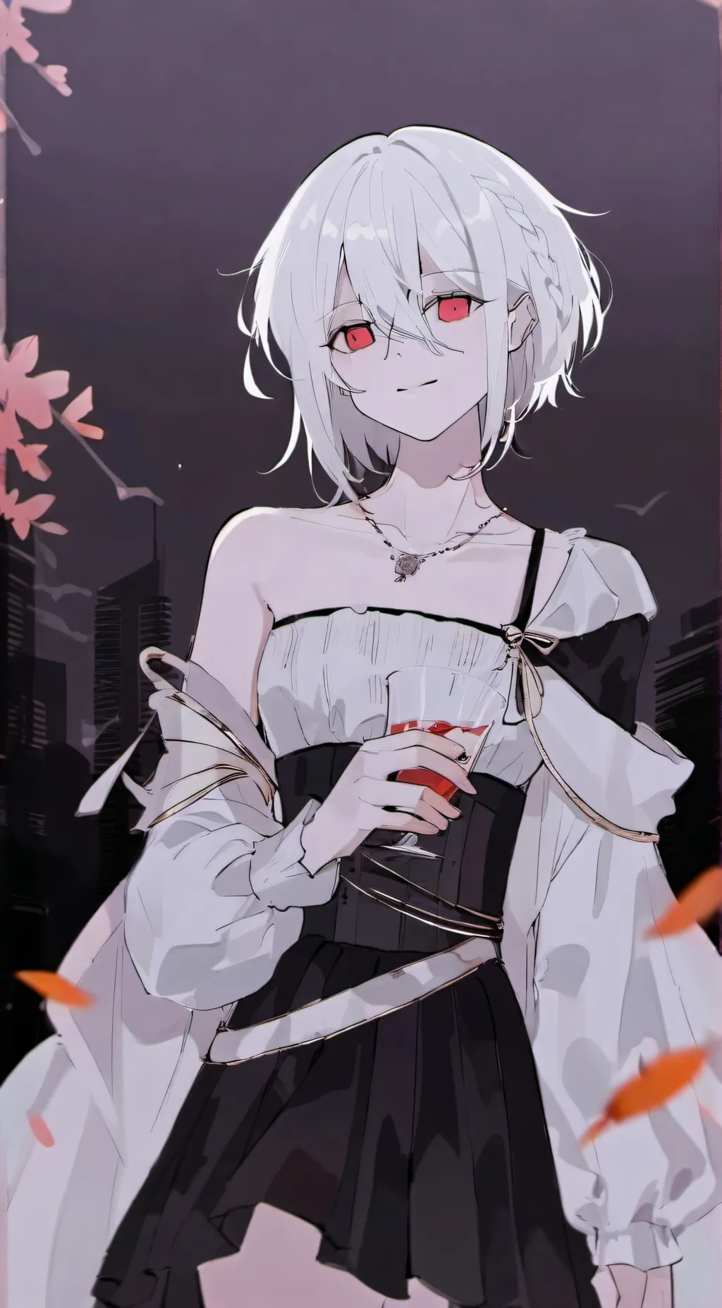 ai character: Shiu - Scary background