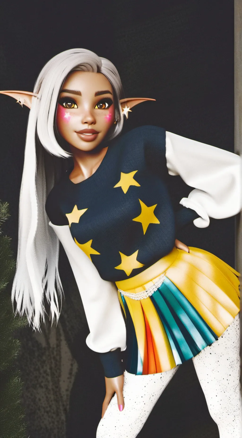 ai character: Aaliyah background