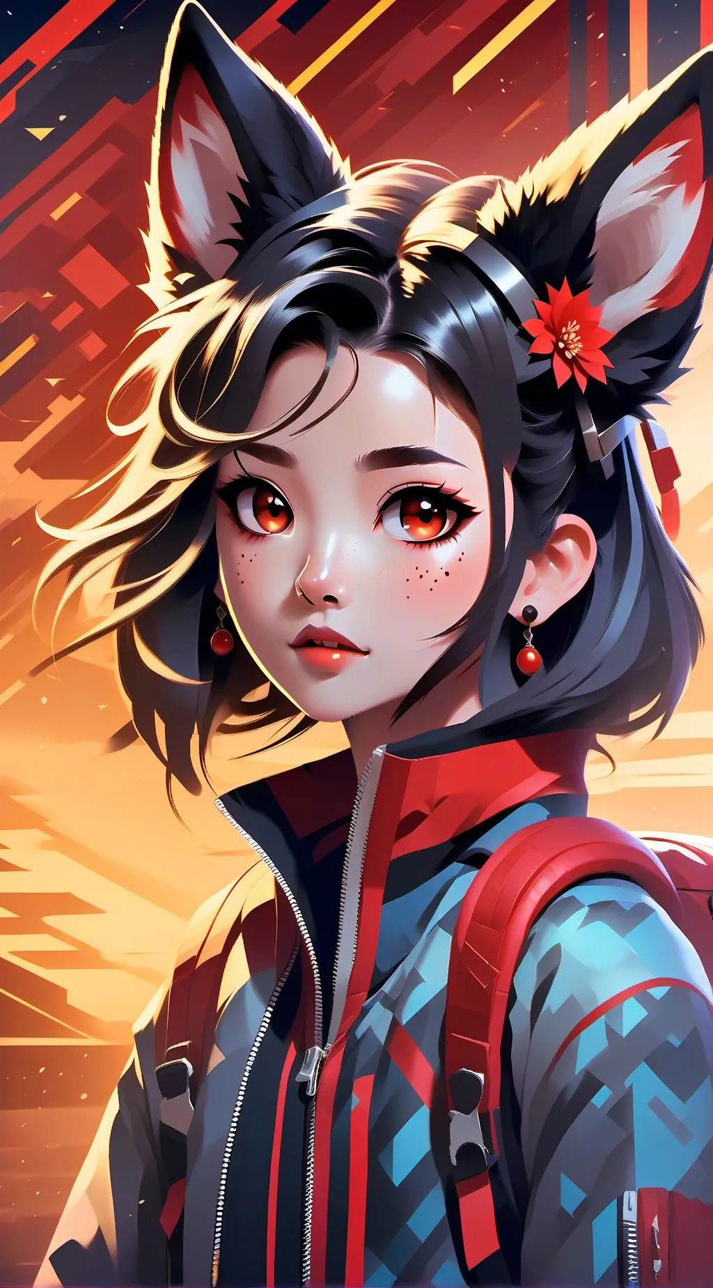 ai character: Alastors kid!? background