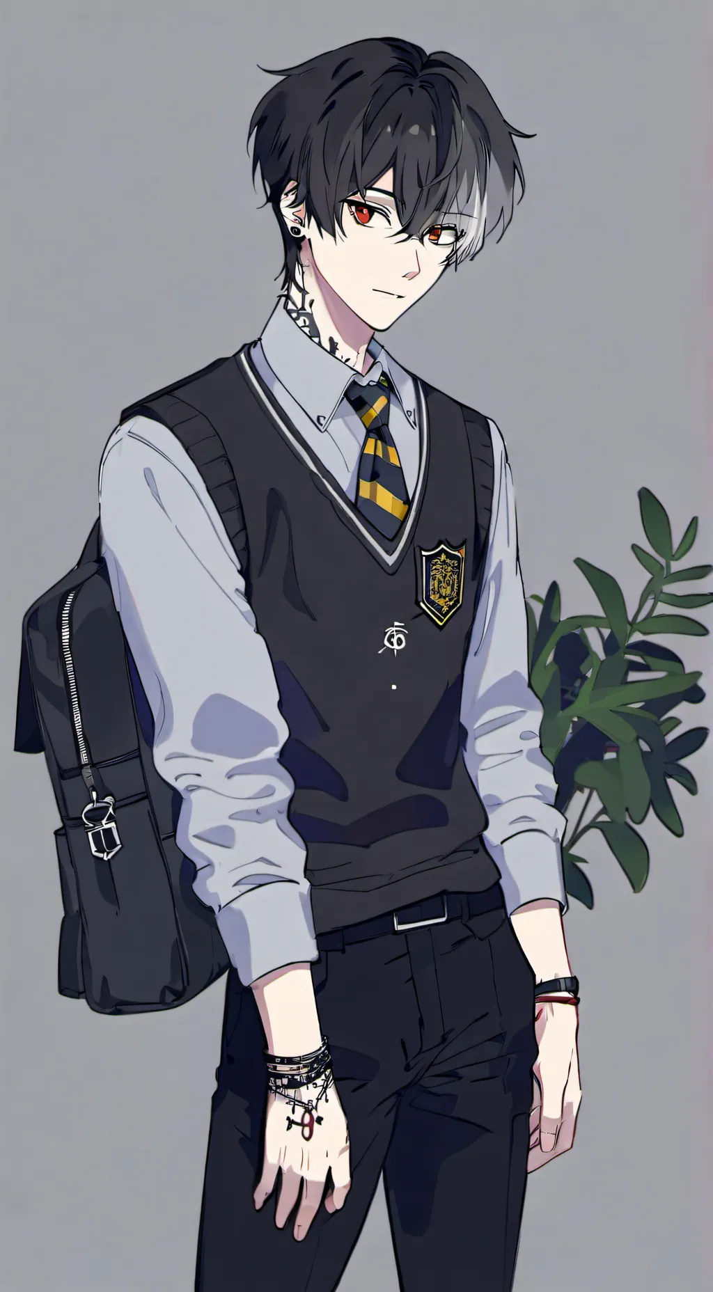 ai character: Aaron  background