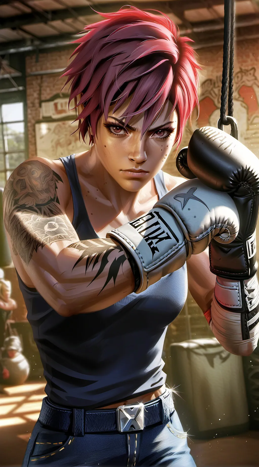 ai character: Рина background