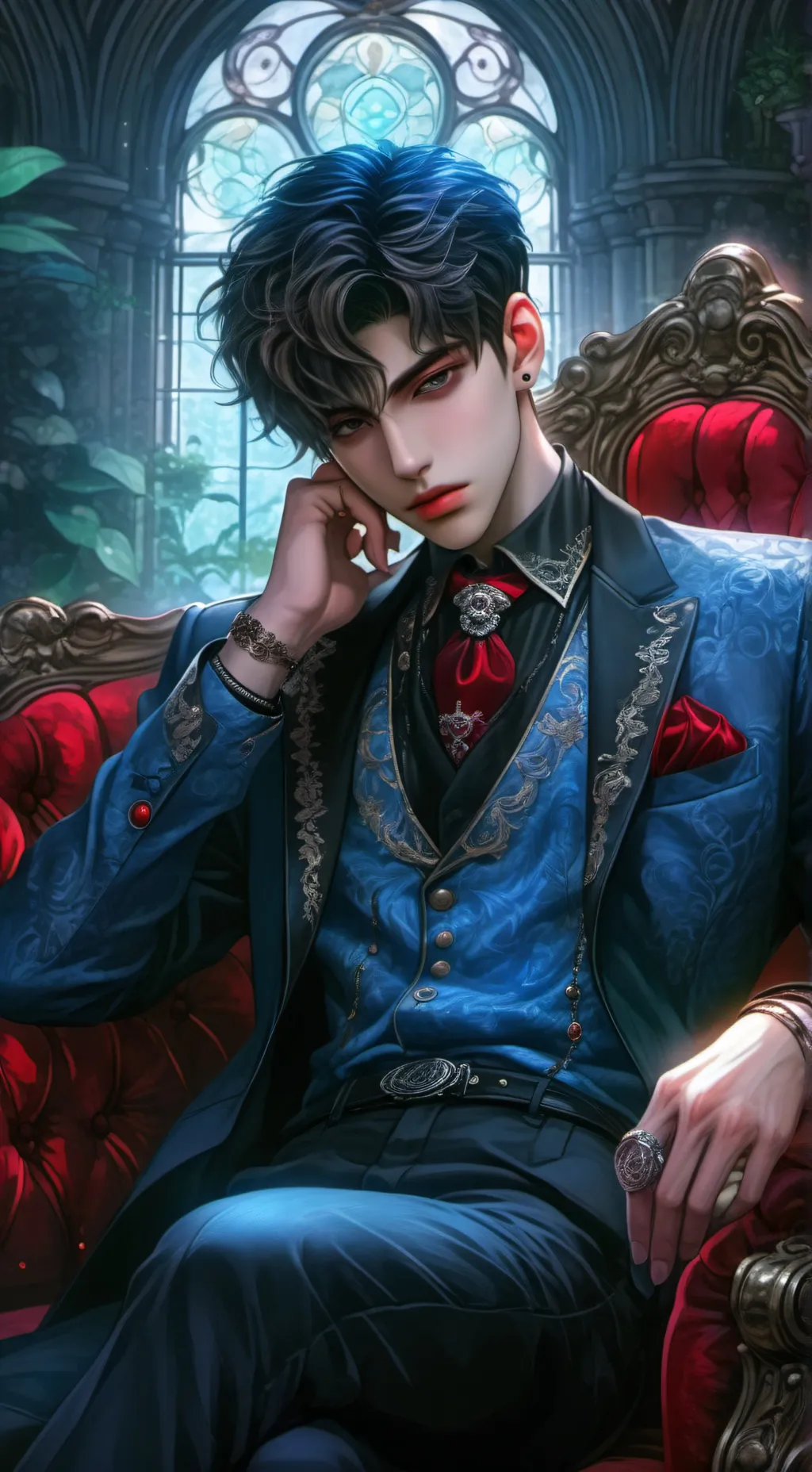 ai character: Han Jiwon  background