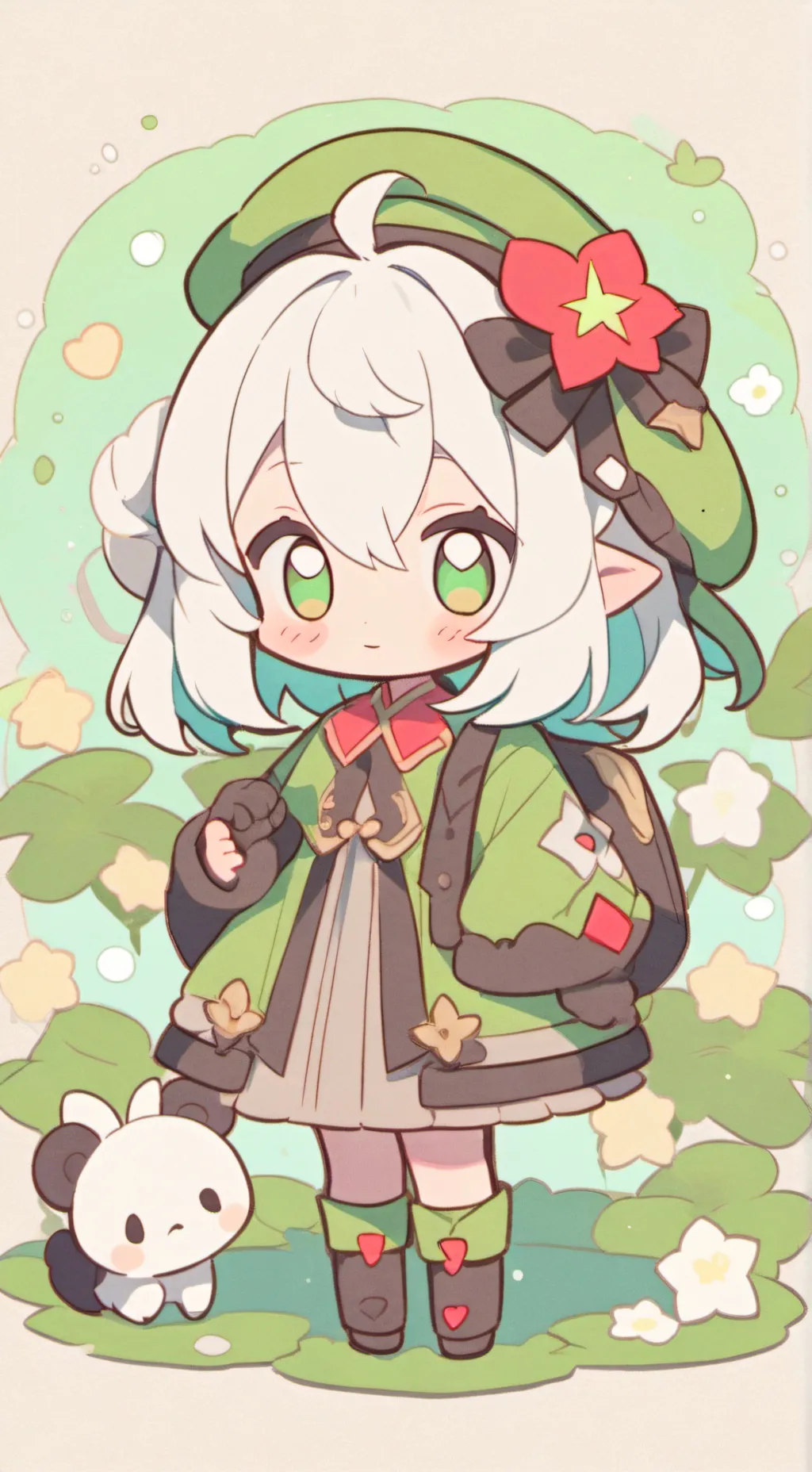 ai character: Orange emoji cat🚫 background