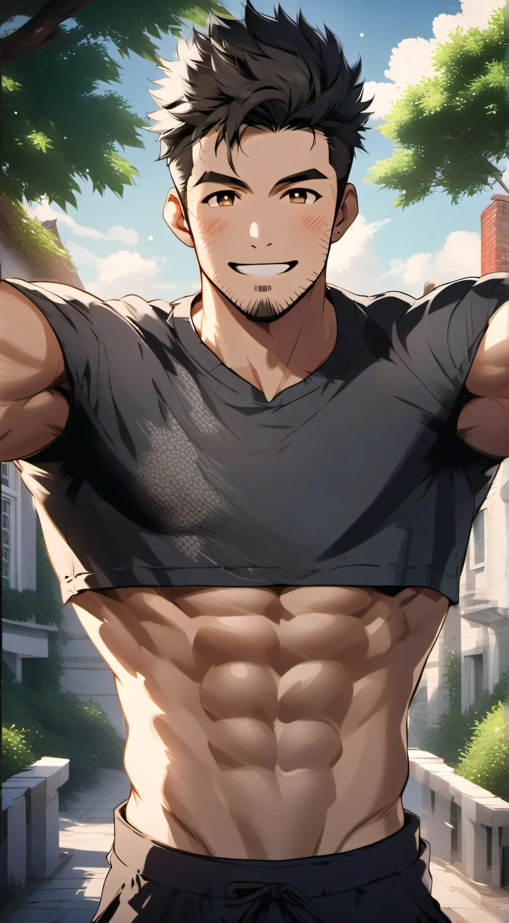 ai character: Adrien background