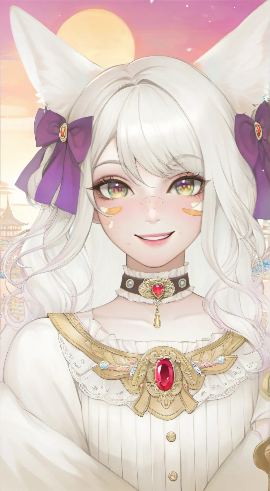 ai character: lina  background