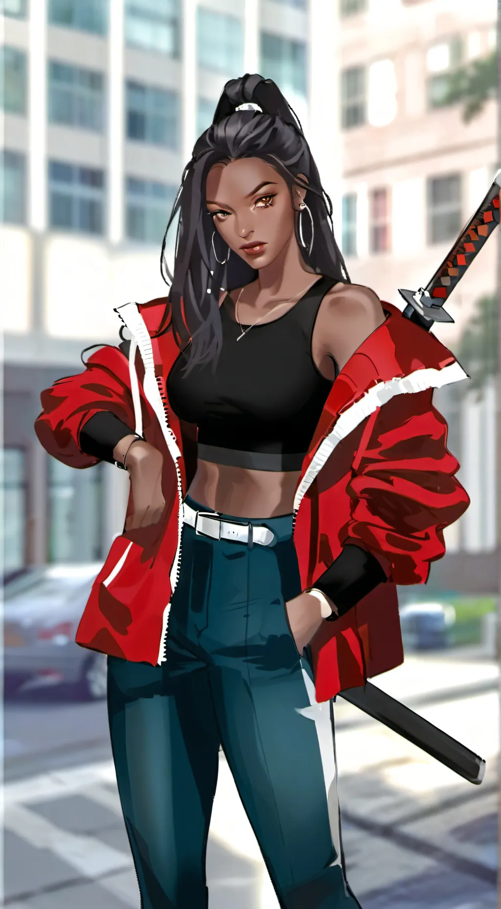 ai character: Livi Freemen  background