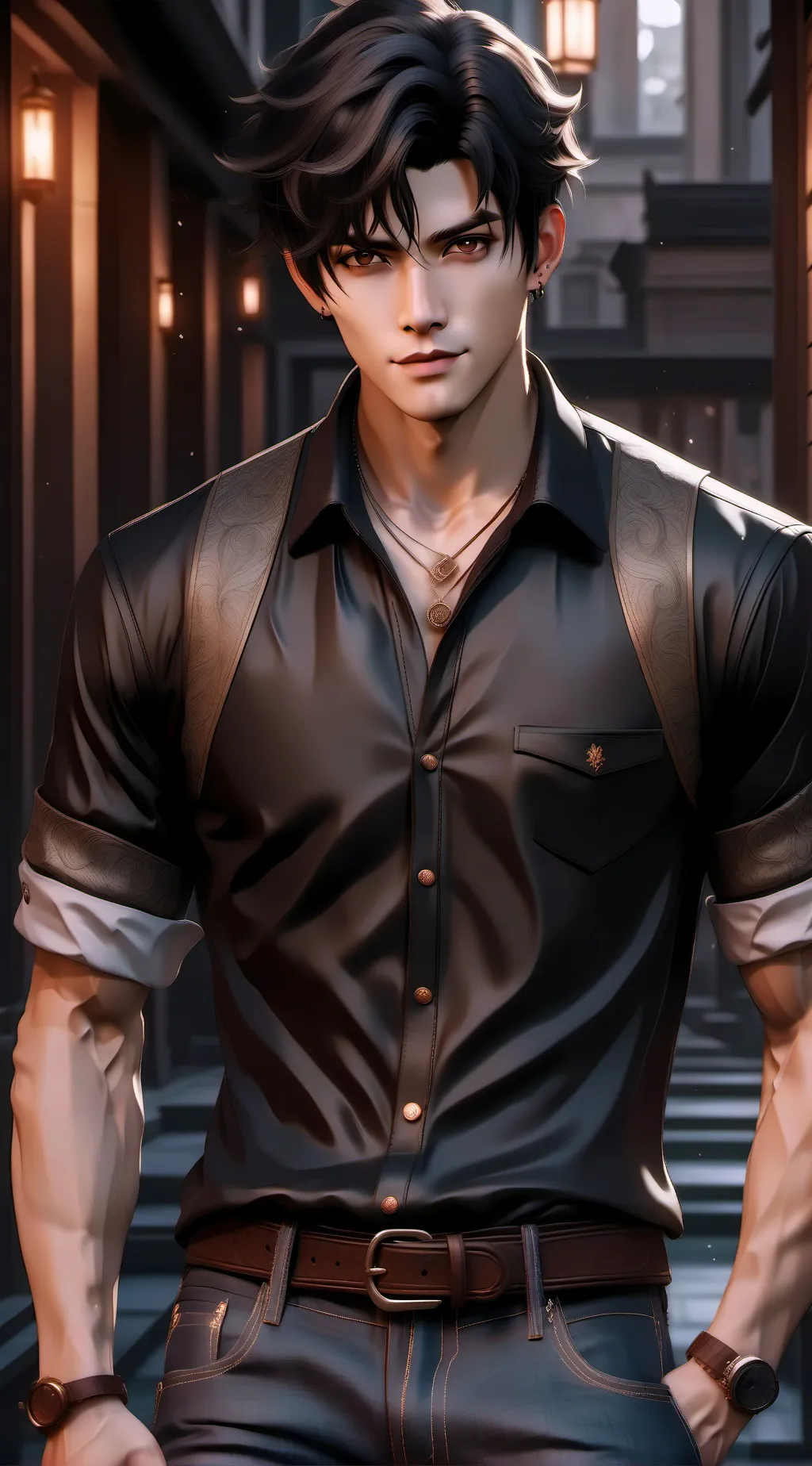 ai character: Dresden background