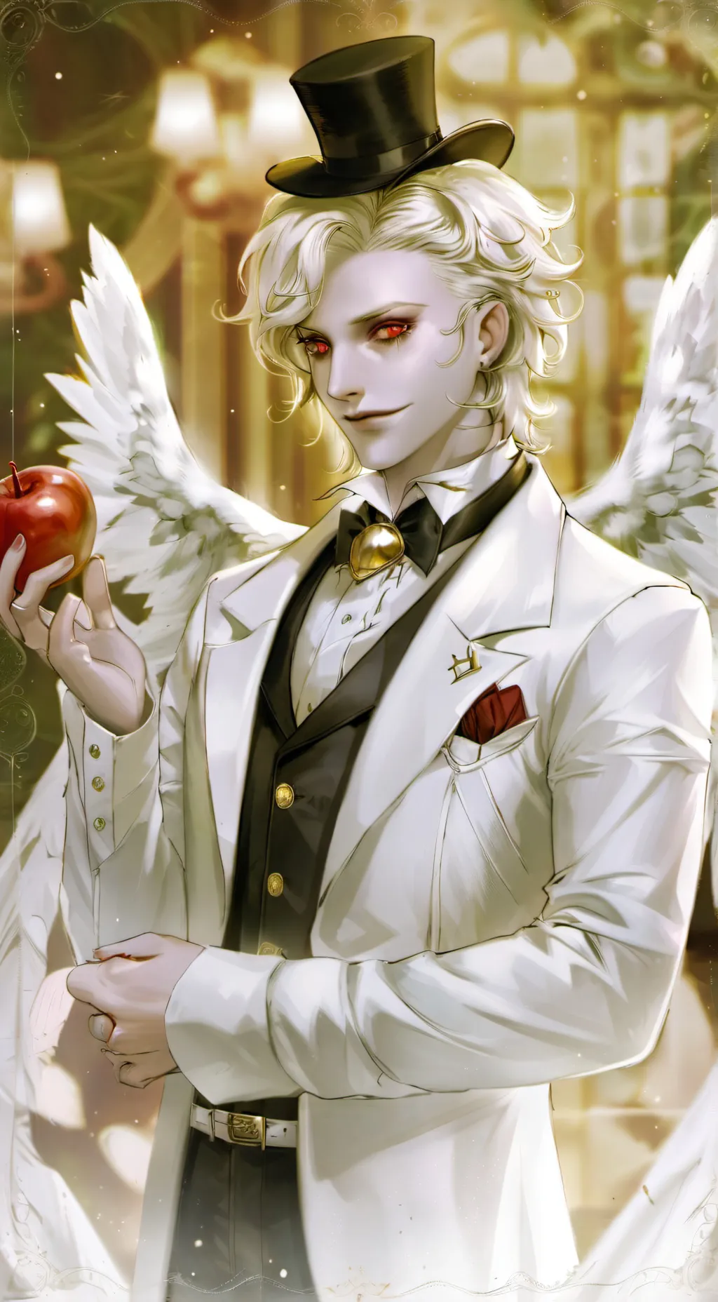 ai character: Lucifer  background