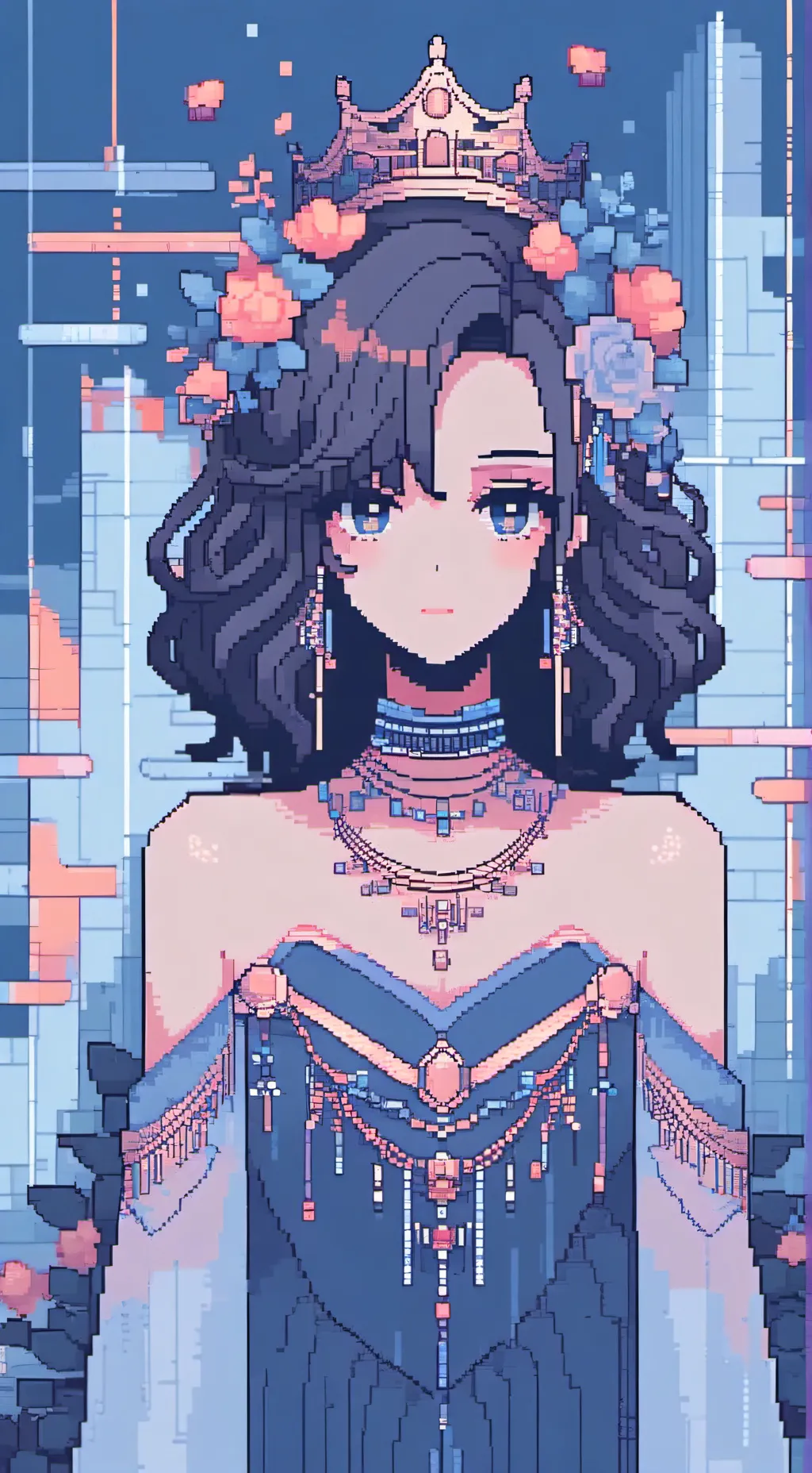 ai character:  princesa lua background