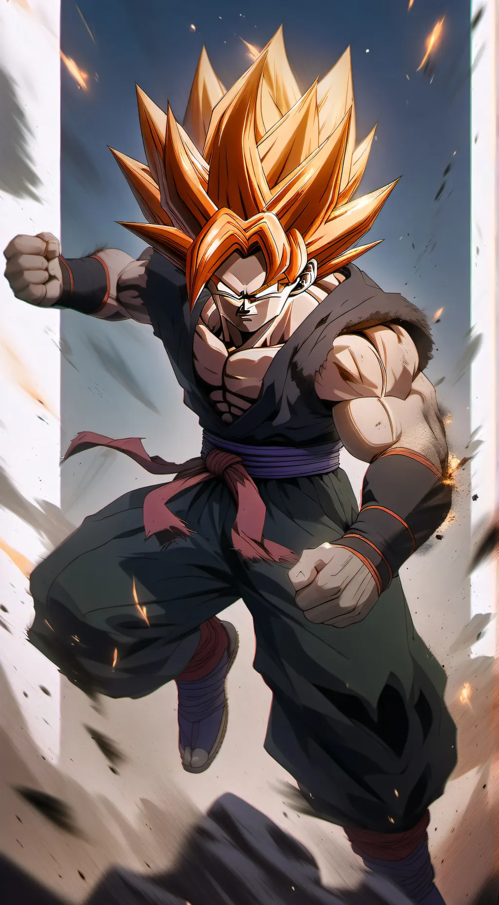 ai character: kakarot background