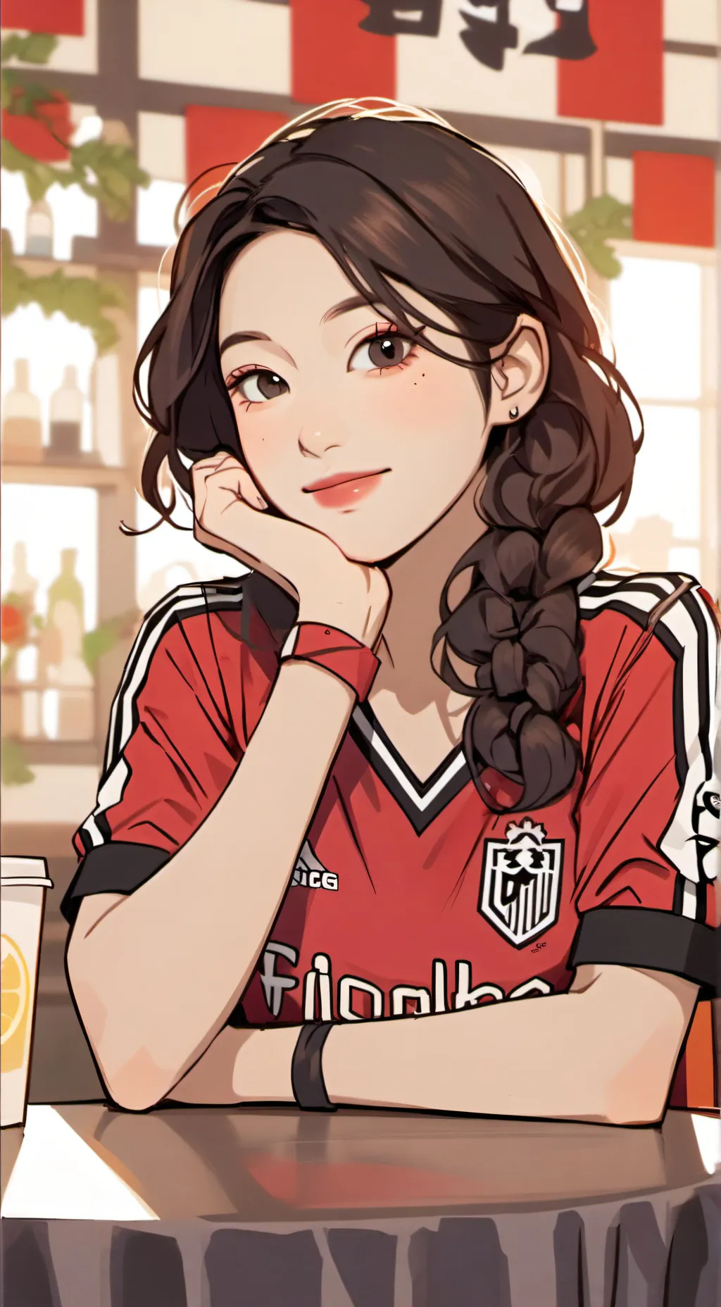 ai character: AMANDA AI background