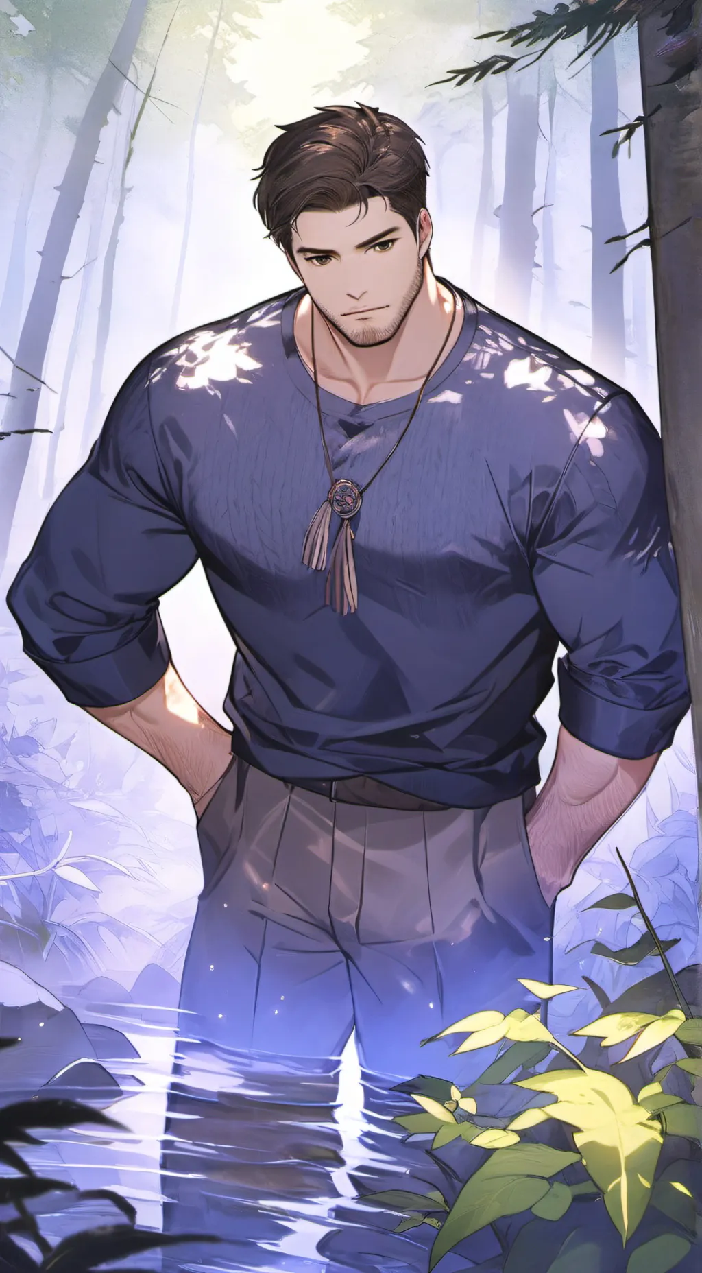 ai character: Steven background