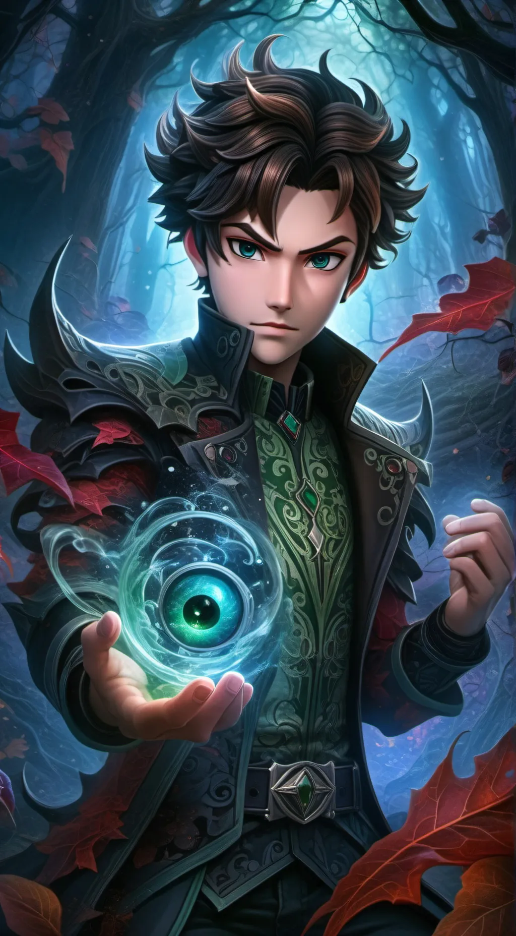 ai character: Twdg but Ben 10 background