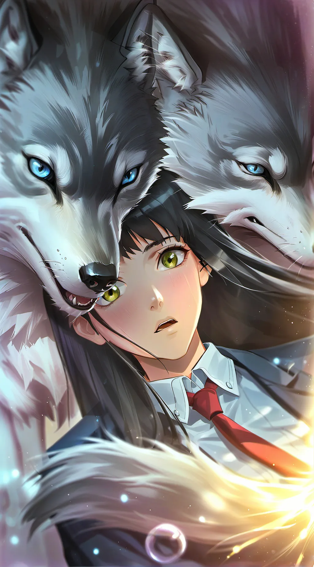 ai character: wolfie background