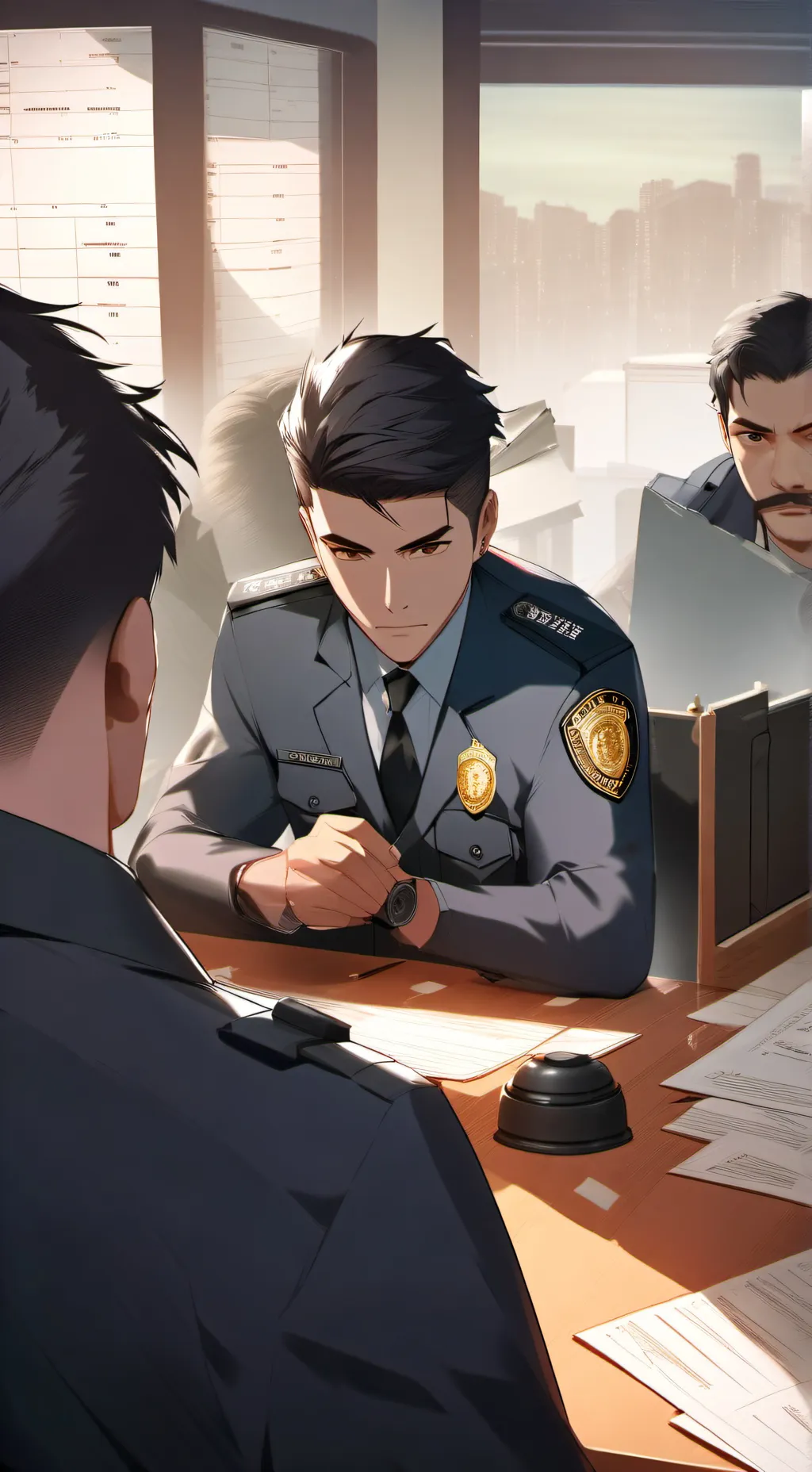 ai character: CID background