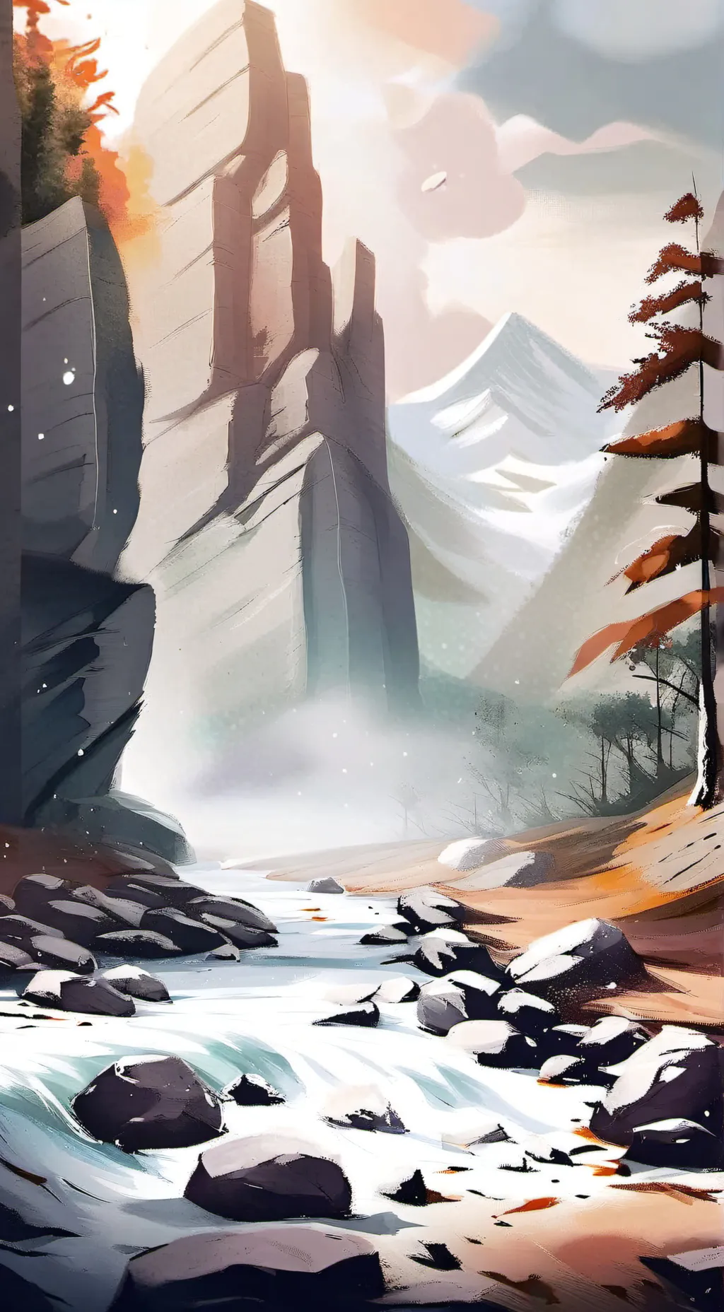 ai character:  HH girl sleepover background