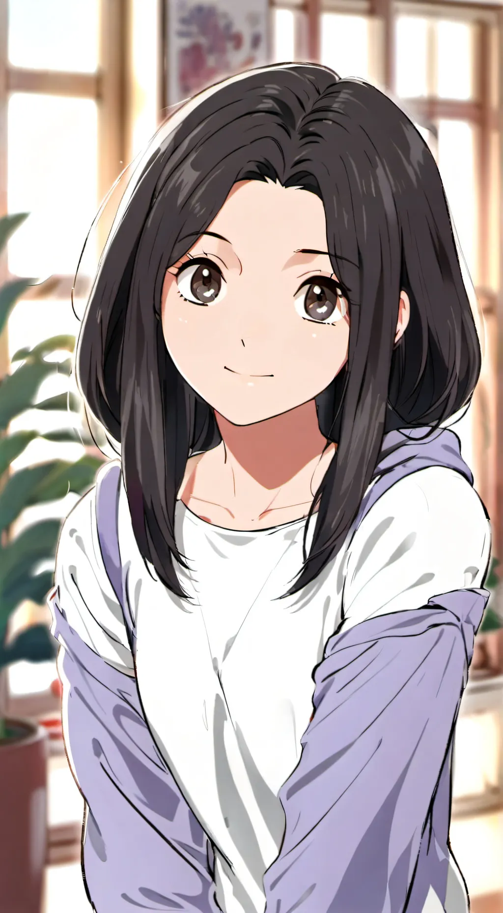 ai character: kuromi (v anime) background