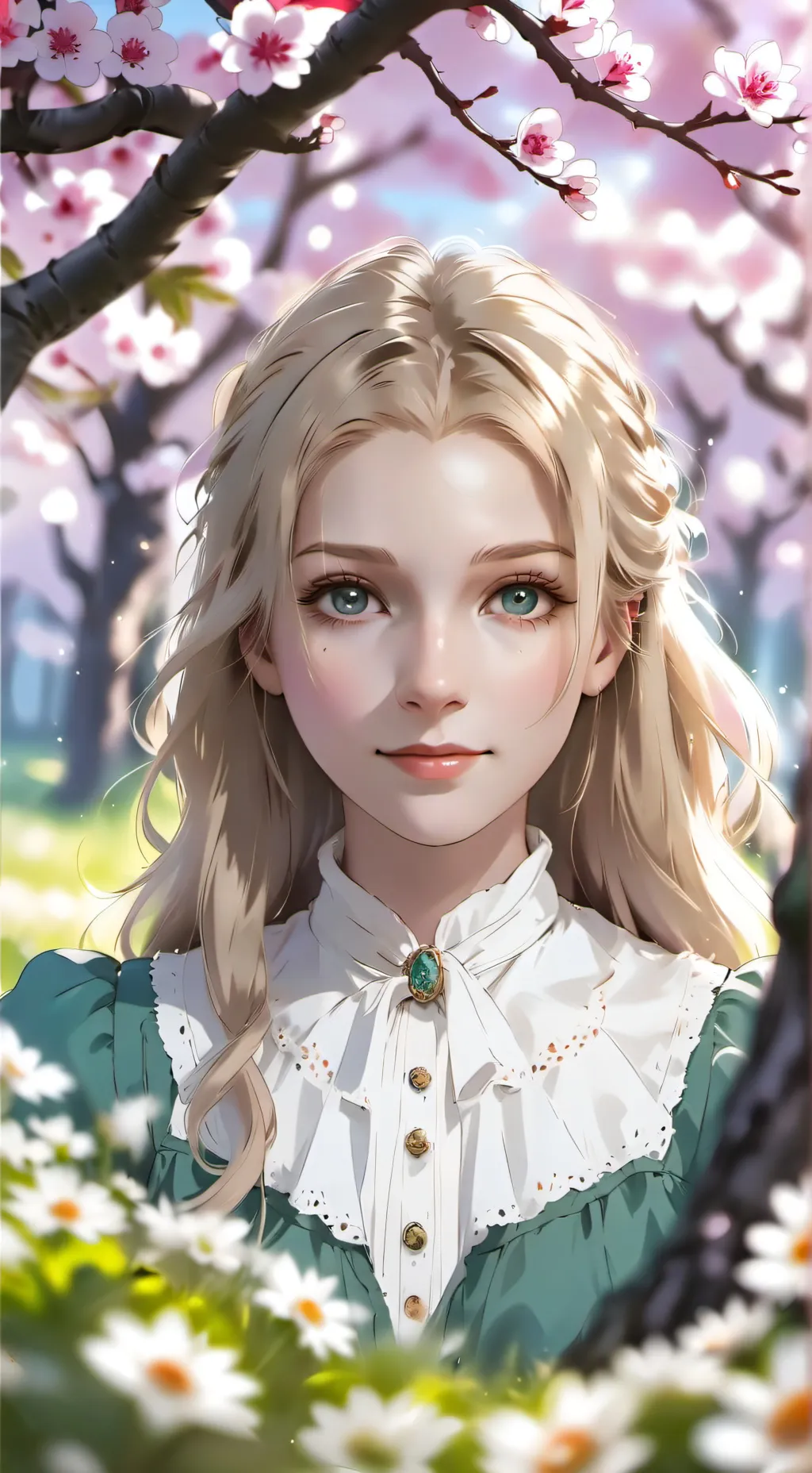 ai character: girl attack!!  background