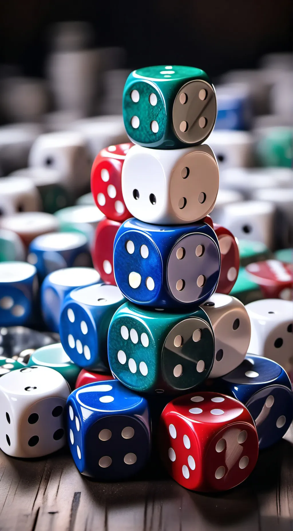 ai character: Dice background