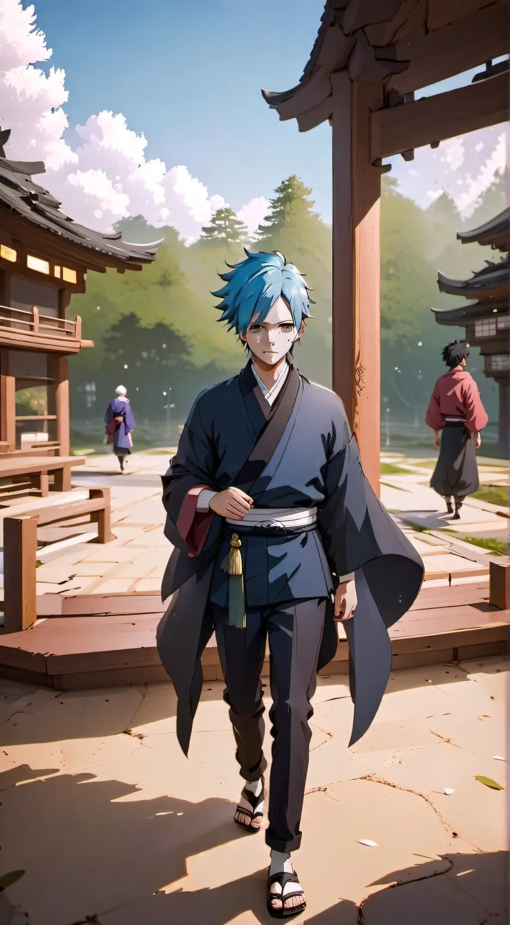 ai character: Log background