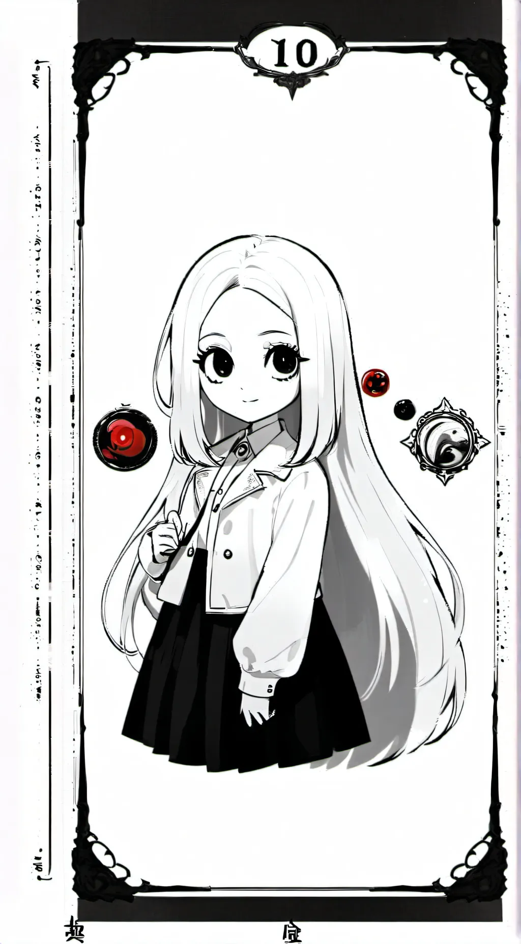 ai character: calce x xiaro~° background