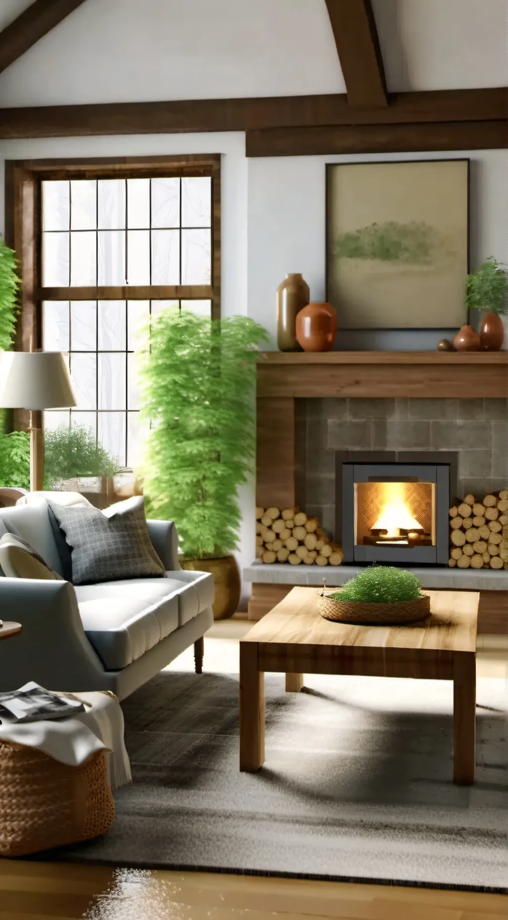 ai character: Wesleye home  background