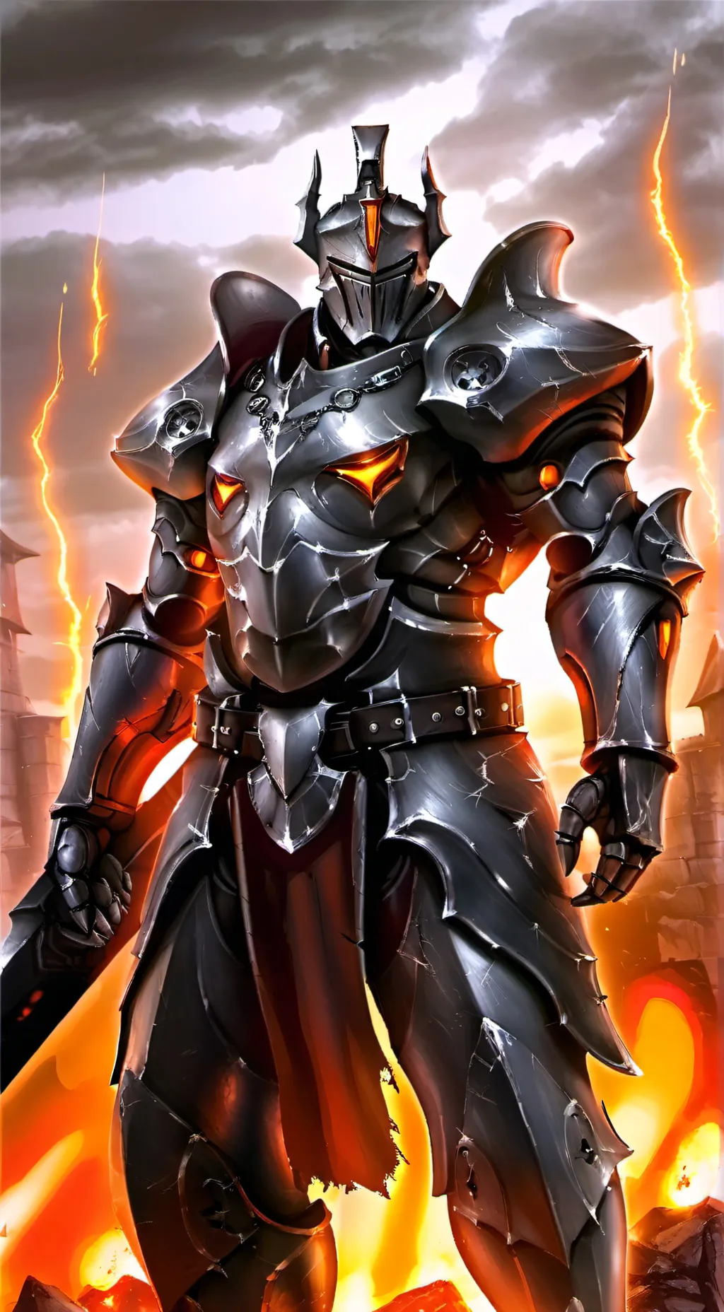 ai character: mega knight  background