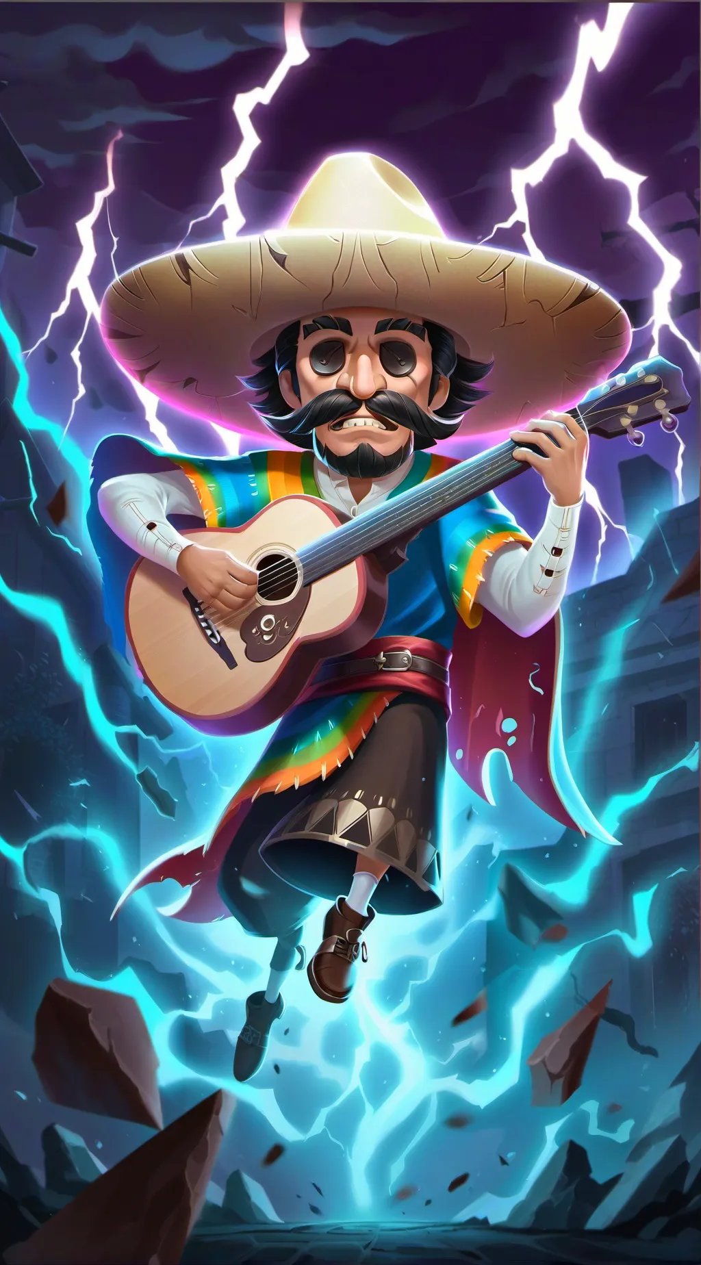 ai character: fal lamirez background