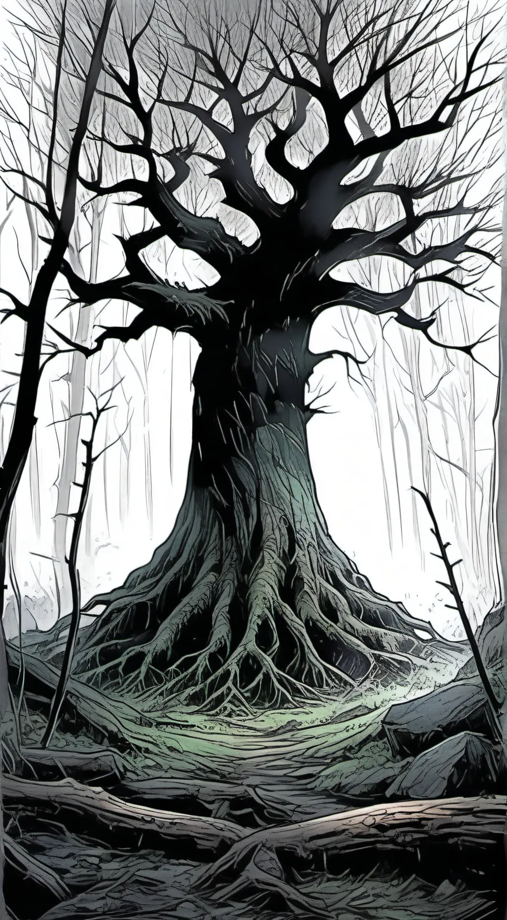 ai character: you are horror background