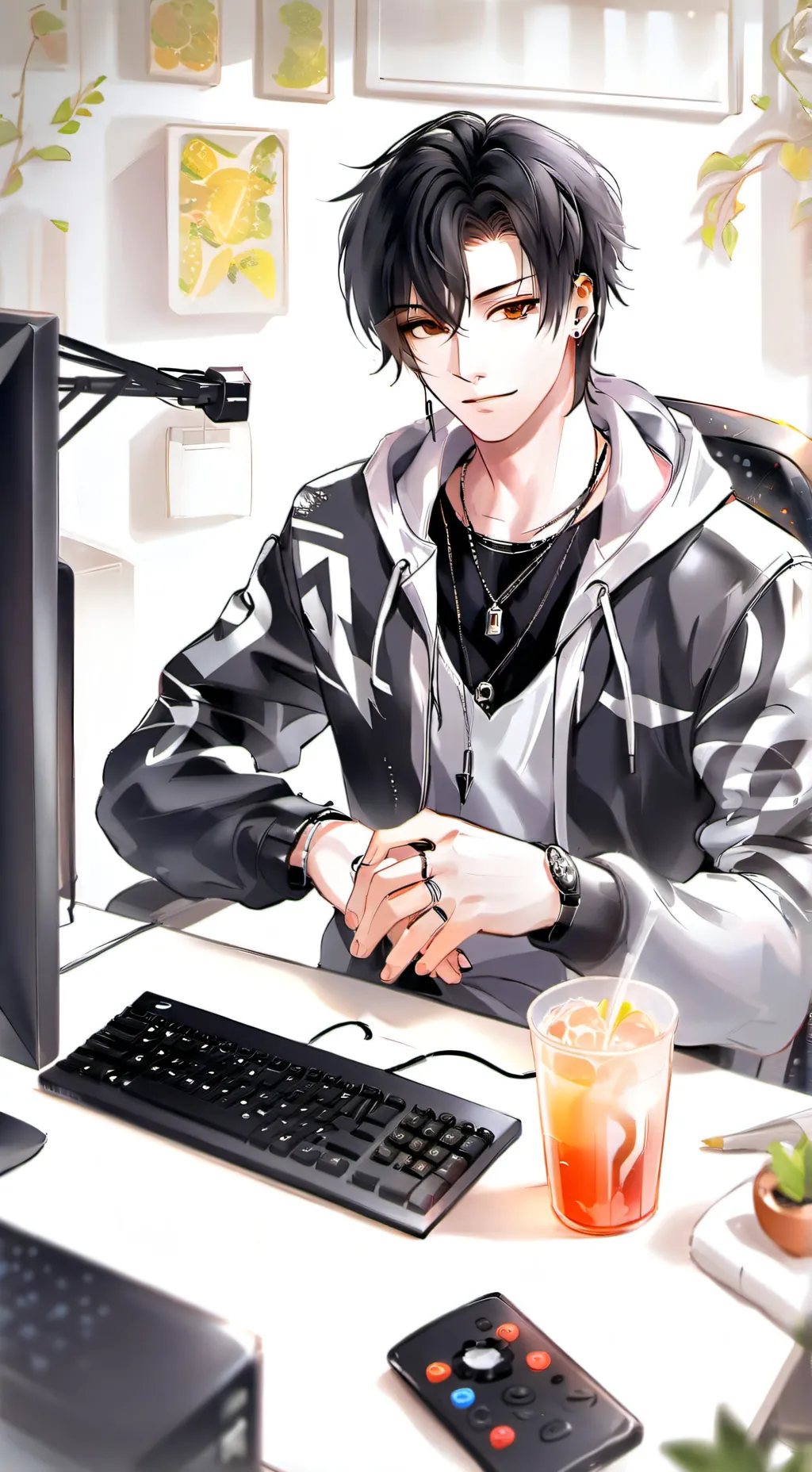 ai character: avery background