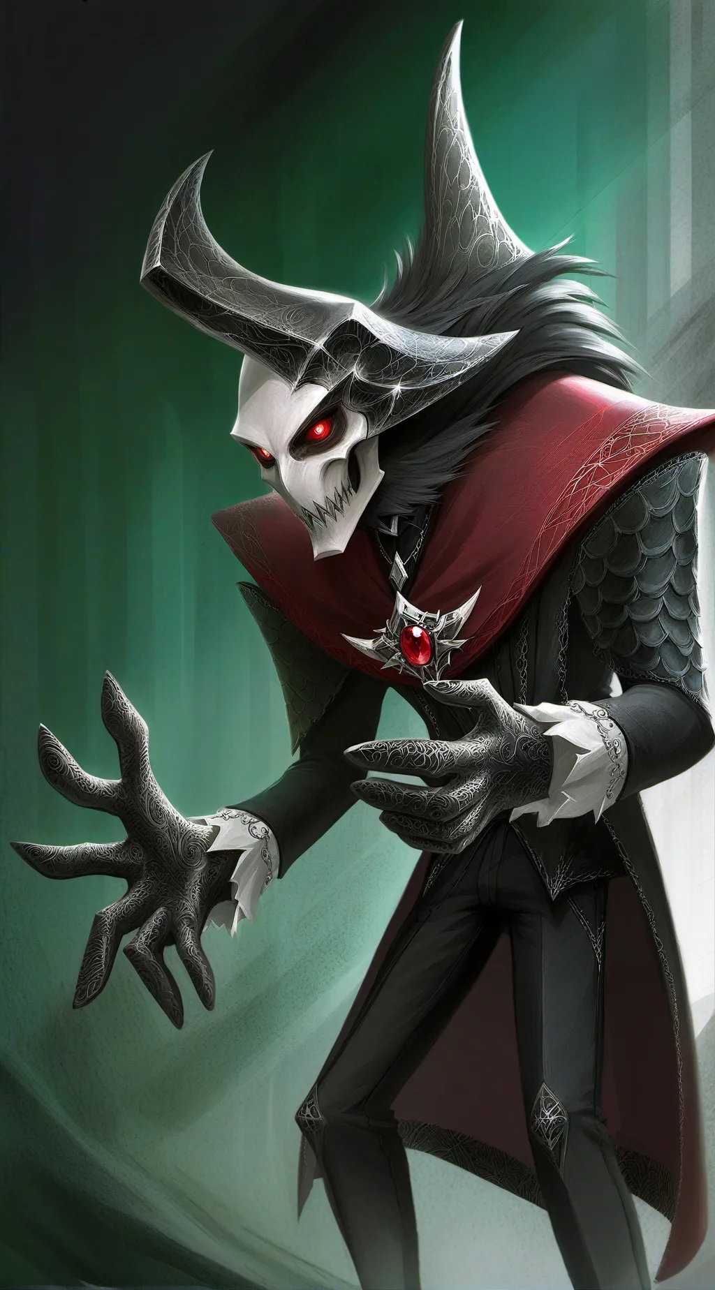 ai character: HI,THANKS HH,HB background