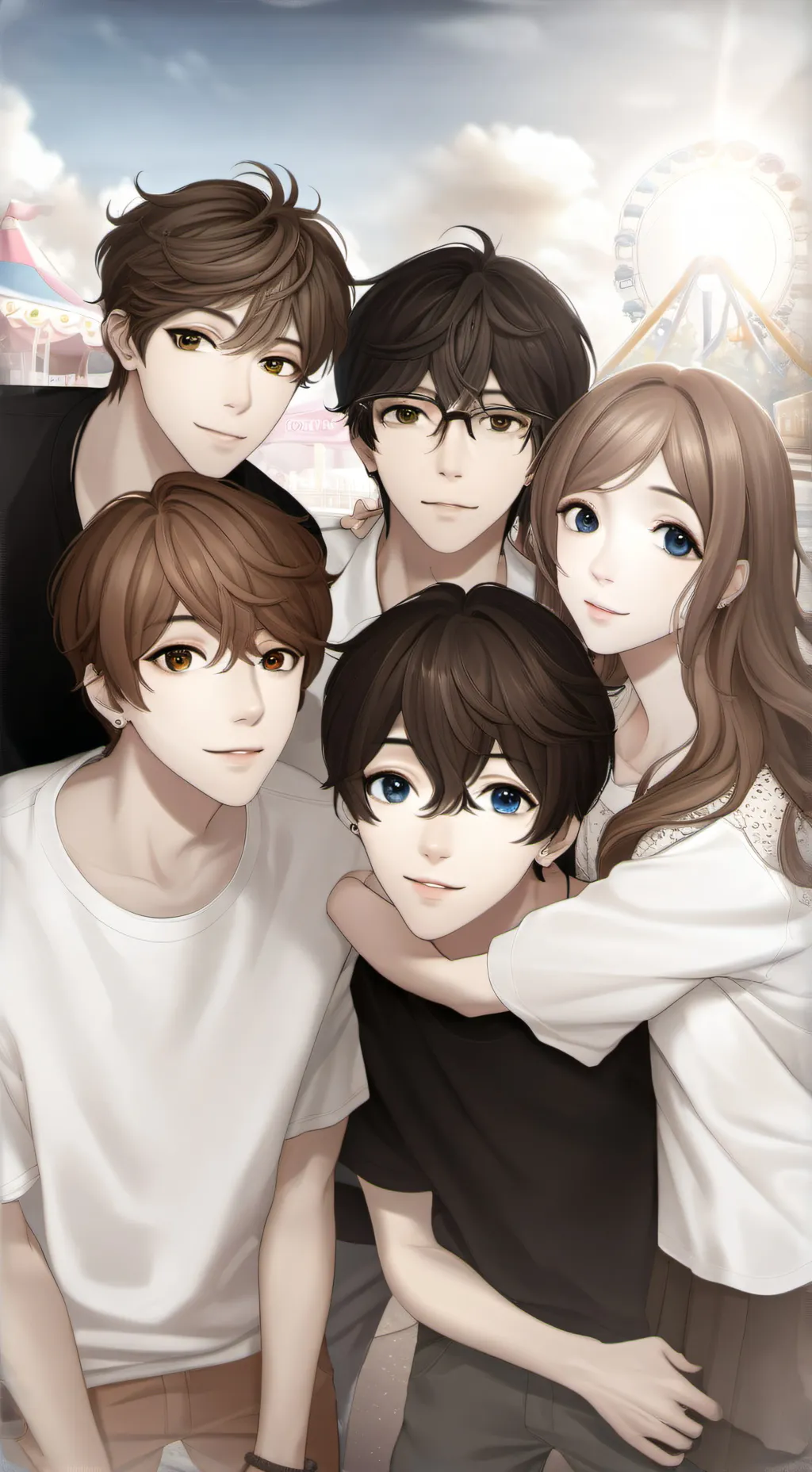 ai character: “Boys group” background