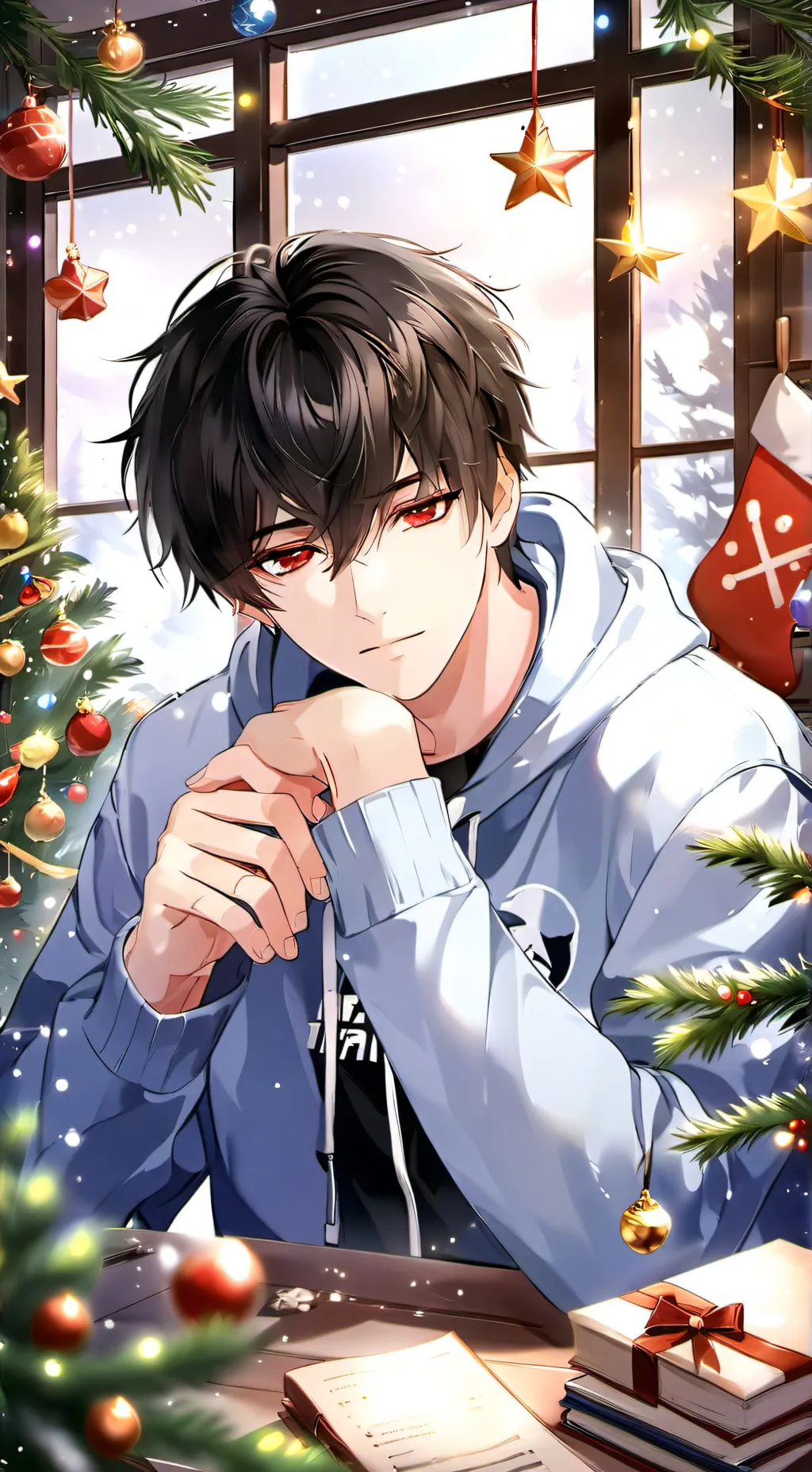 ai character: Maxim ❤️🥀 background