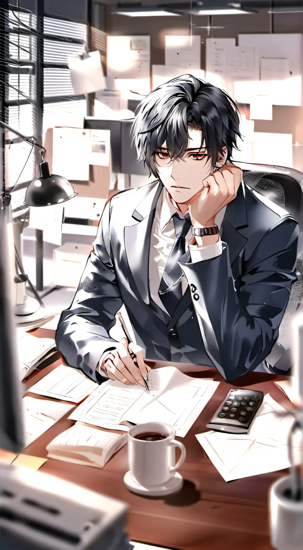 ai character: Mark background